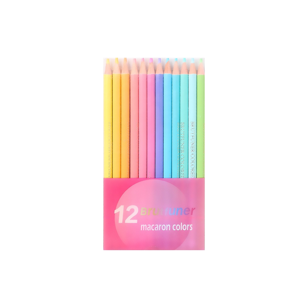 Macaron Colour Pencils (12 Pcs)