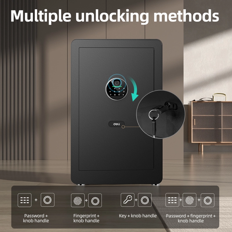 Deli Fingerprint Lock Safe (ET632)