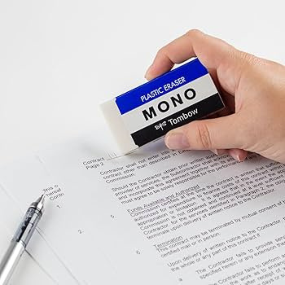 Tombow - MONO Medium Eraser - White
