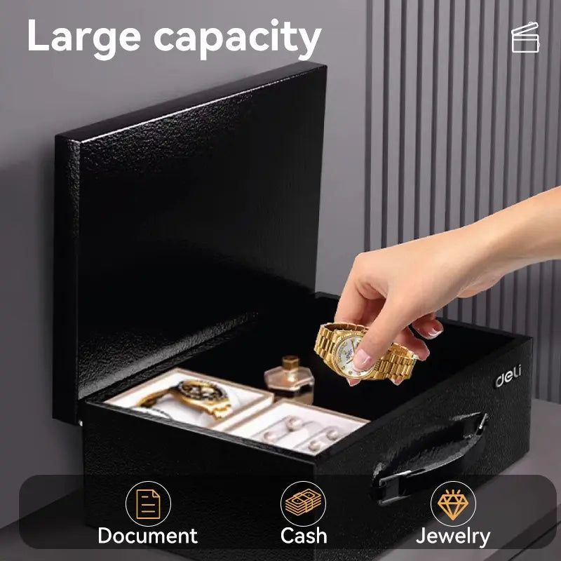 Deli Portable Fire Proof Safe Box (ET610)