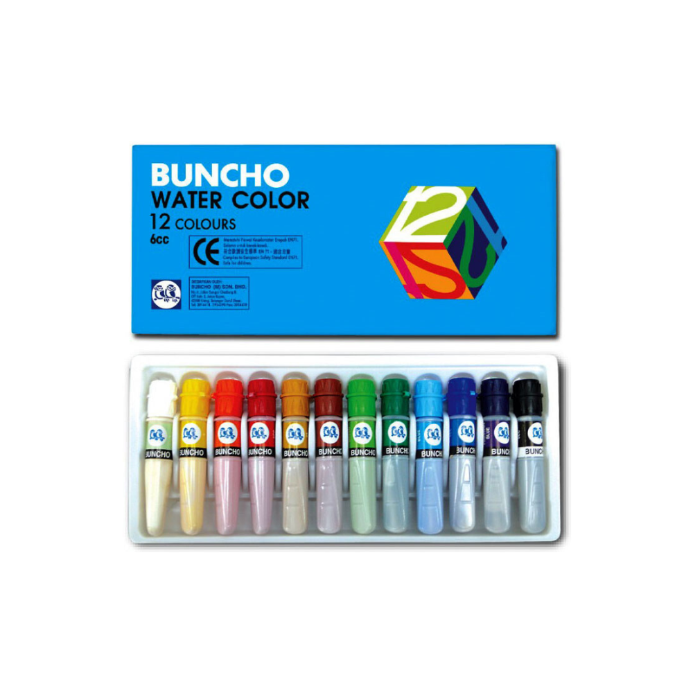 Buncho Watercolor (6CC) - 12 Colours