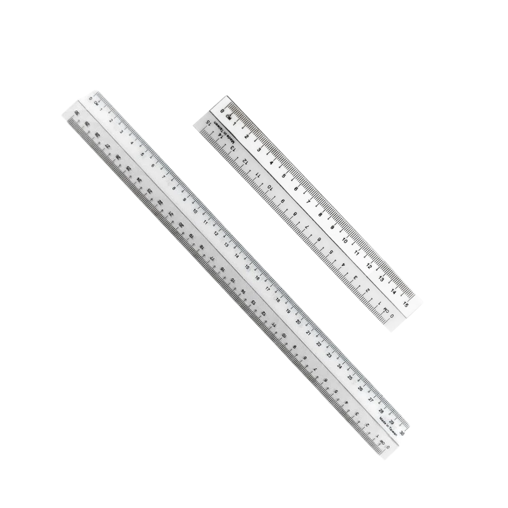 Plastic Transparent Ruler - 6\/12\""