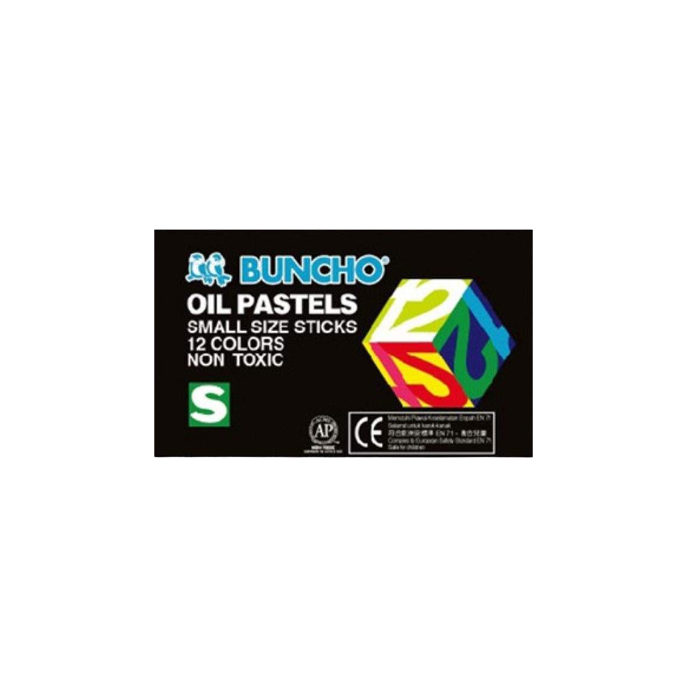 Buncho Oil Pastel Small Sticks - 12 Colours