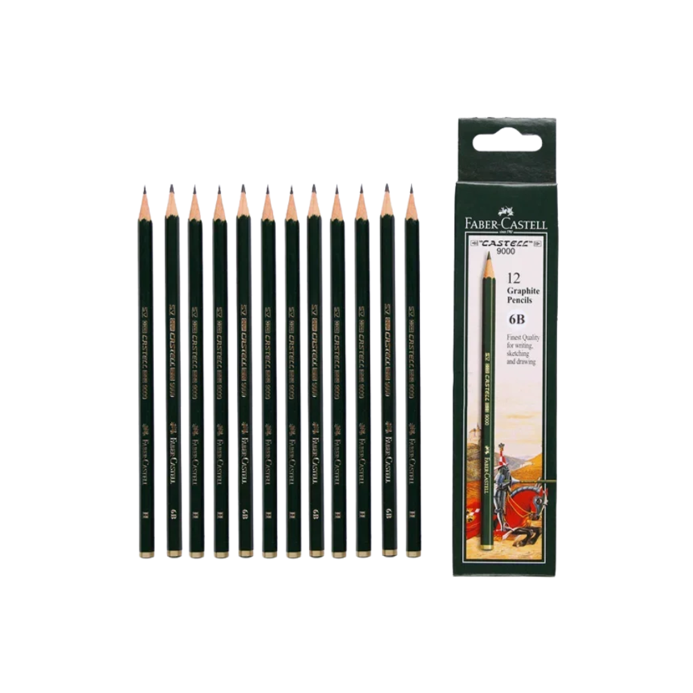 Faber Castell 9000 Graphite Pencil Set - 16 Degrees of Hardness