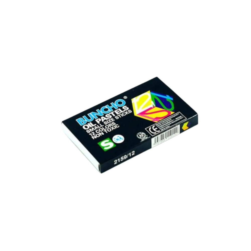 Buncho Oil Pastel Small Sticks - 12 Colours