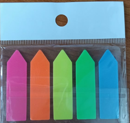 Neon arrow sticky
