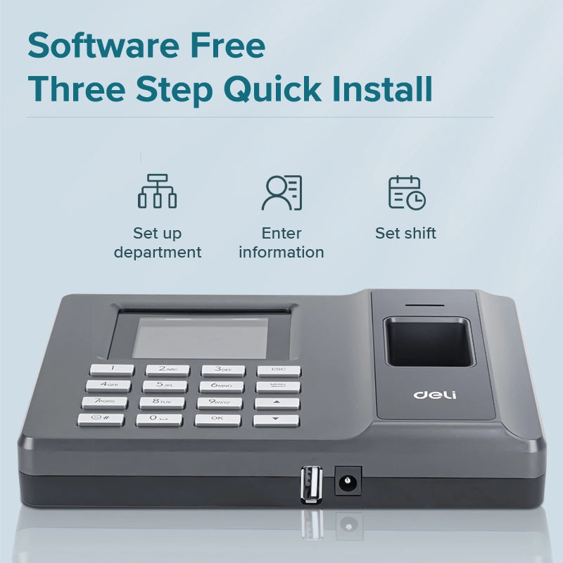 Deli Fingerprint Attendance Machine (ES152)