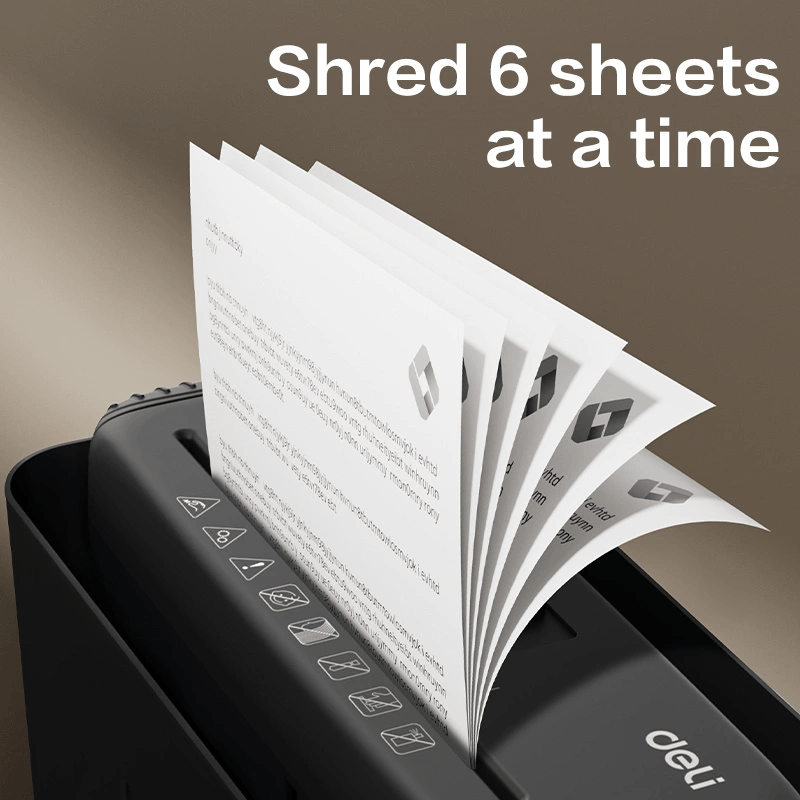 Deli Cross Cut Paper Shredder (ET102SC)