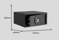 Deli Hotel Safe Box (ET547)