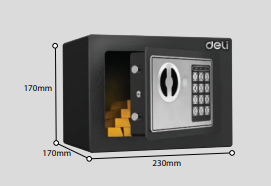 Deli Electronic Password Digital Safe Box (ET510)