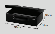 Deli Portable Fire Proof Safe Box (ET610)