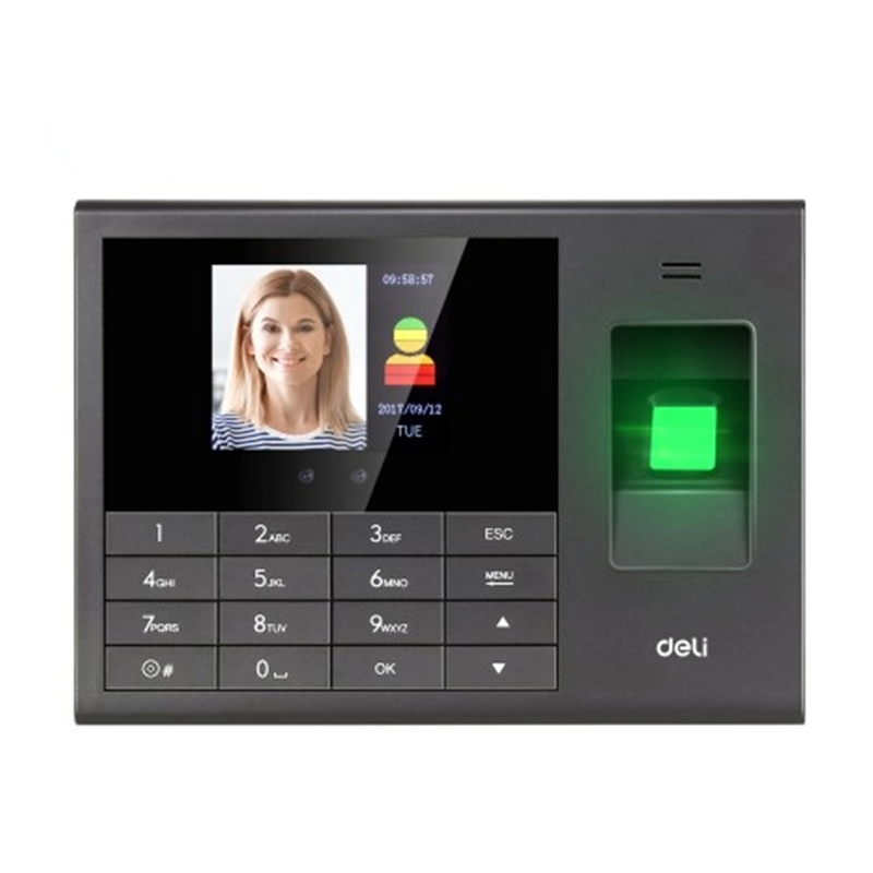 Deli Face and Finger Recognition Attendance Machine (E3765)