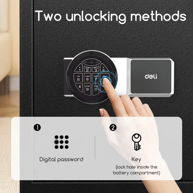 Deli Electronic Fireproof Safe (ET586)